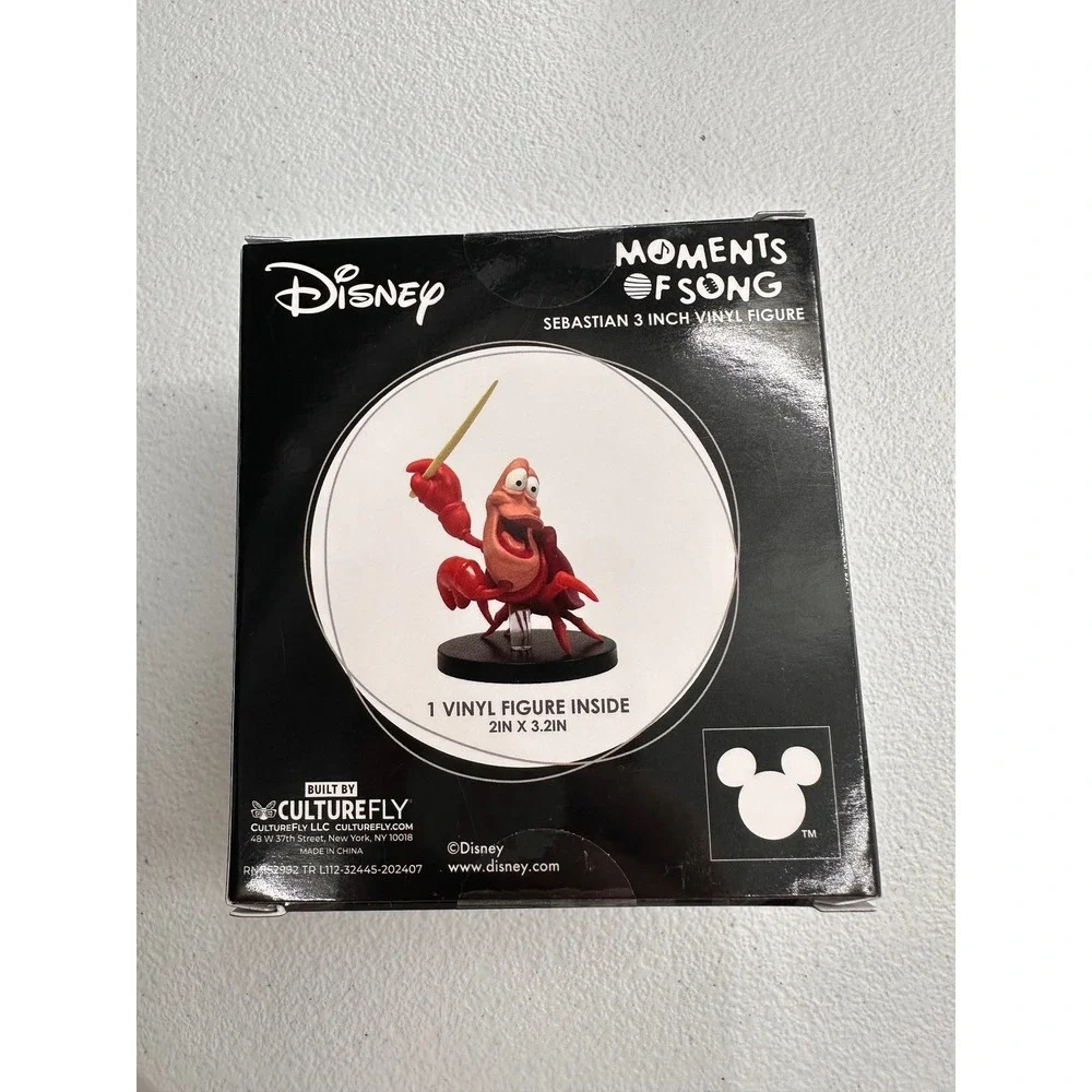 Disney CultureFly Moments of Song Sebastian Baloo 3 Inch Vinyl Figure Set 2 Pack